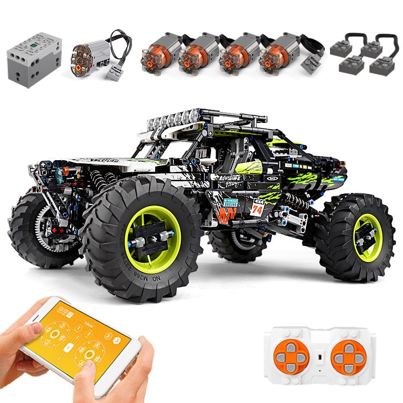 Boys Building Blocks Remote Control Off-Road Car