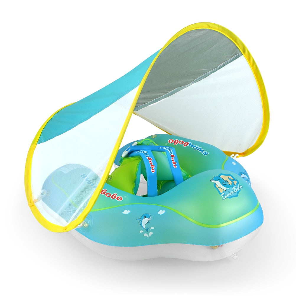 New Upgrades Baby Swimming Float Inflatable Infant Floating