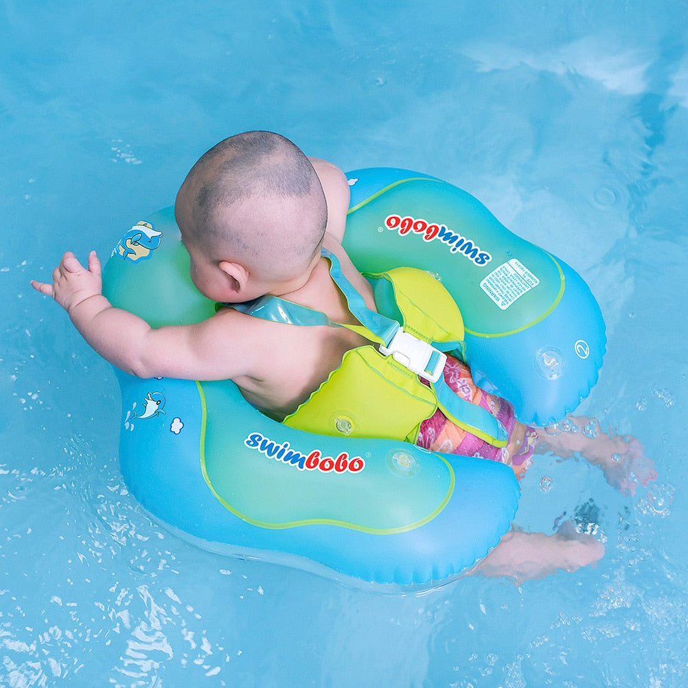 New Upgrades Baby Swimming Float Inflatable Infant Floating