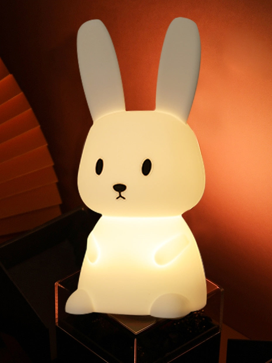 Adorable LED Night Light for Kids: Touch Sensor Bedroom Lamp with Charming Room Decor Appeal