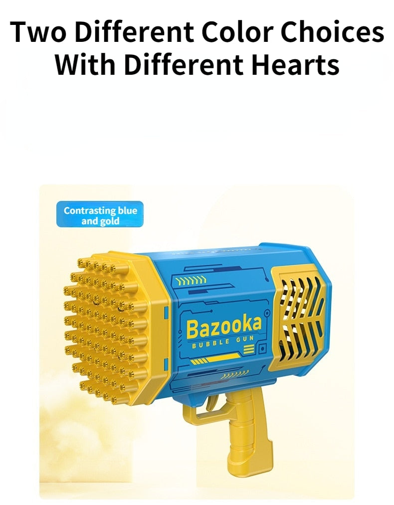 69-Hole Bazooka Bubble Gun Machine