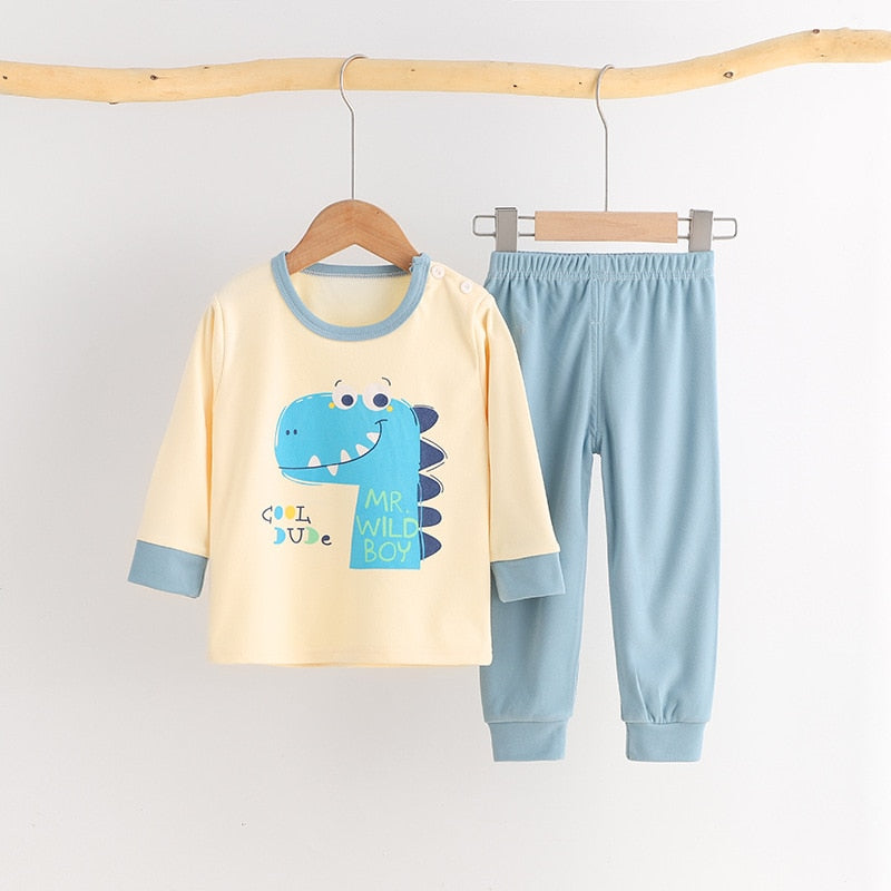 Cozy Cartoon Kids' Clothing Sets