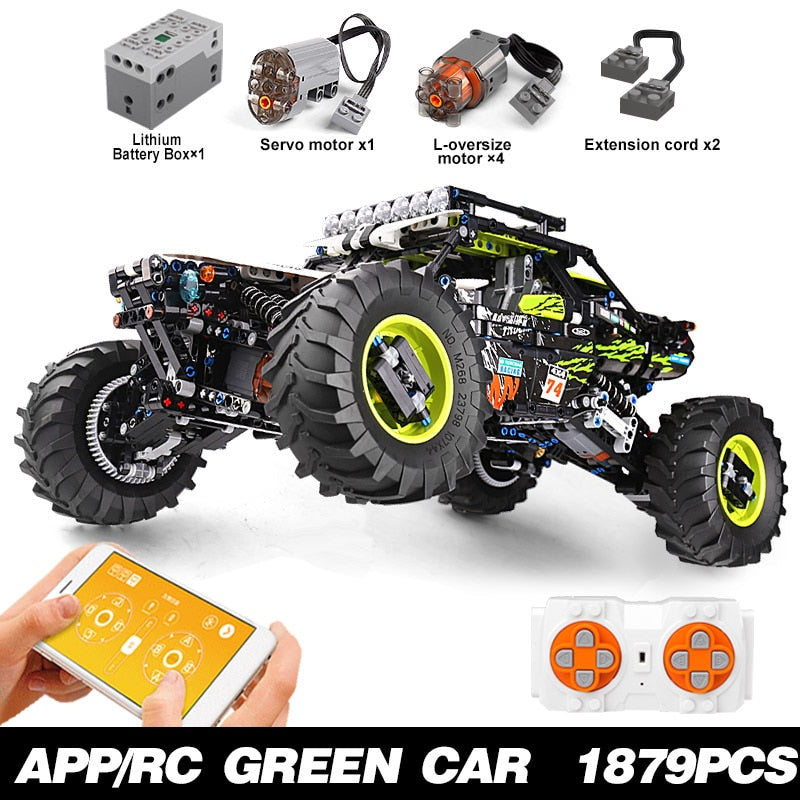 Boys Building Blocks Remote Control Off-Road Car