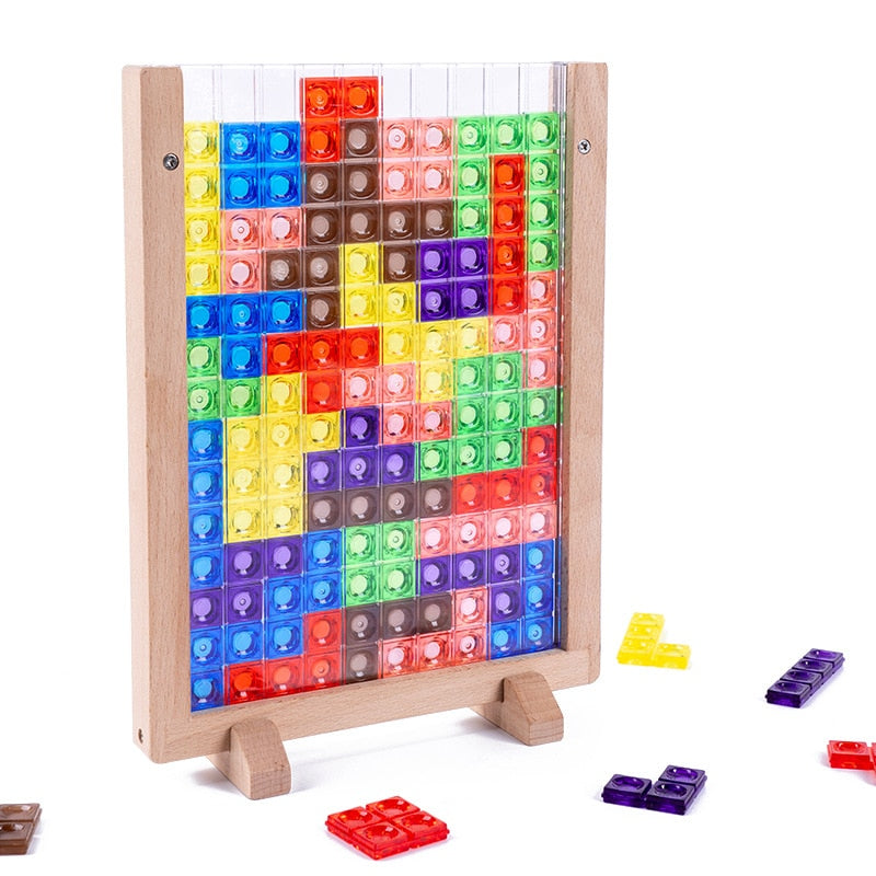 Russian Blocks Puzzle Brain Teasers Toy,