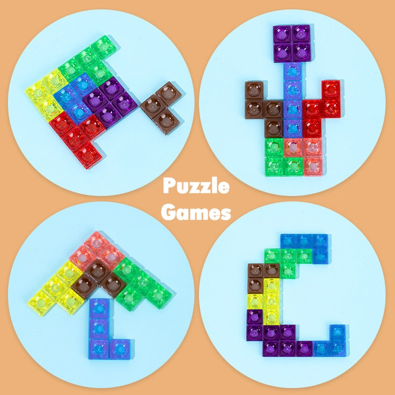 Russian Blocks Puzzle Brain Teasers Toy,