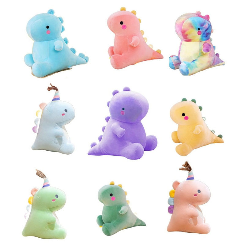 Roar into Fun with 25/30cm Super Soft Dinosaur Plush Dolls - Adorable Stuffed Animals for Endless Adventures