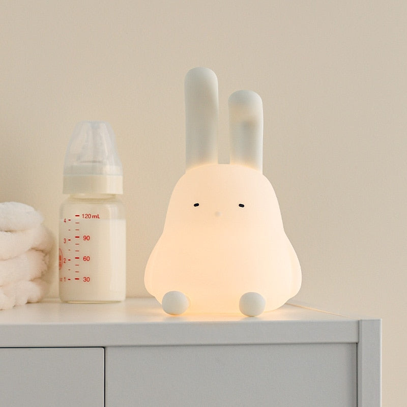 Adorable LED Night Light for Kids: Touch Sensor Bedroom Lamp with Charming Room Decor Appeal