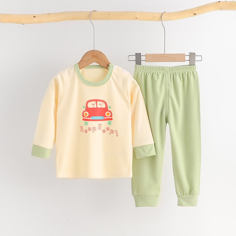 Cozy Cartoon Kids' Clothing Sets