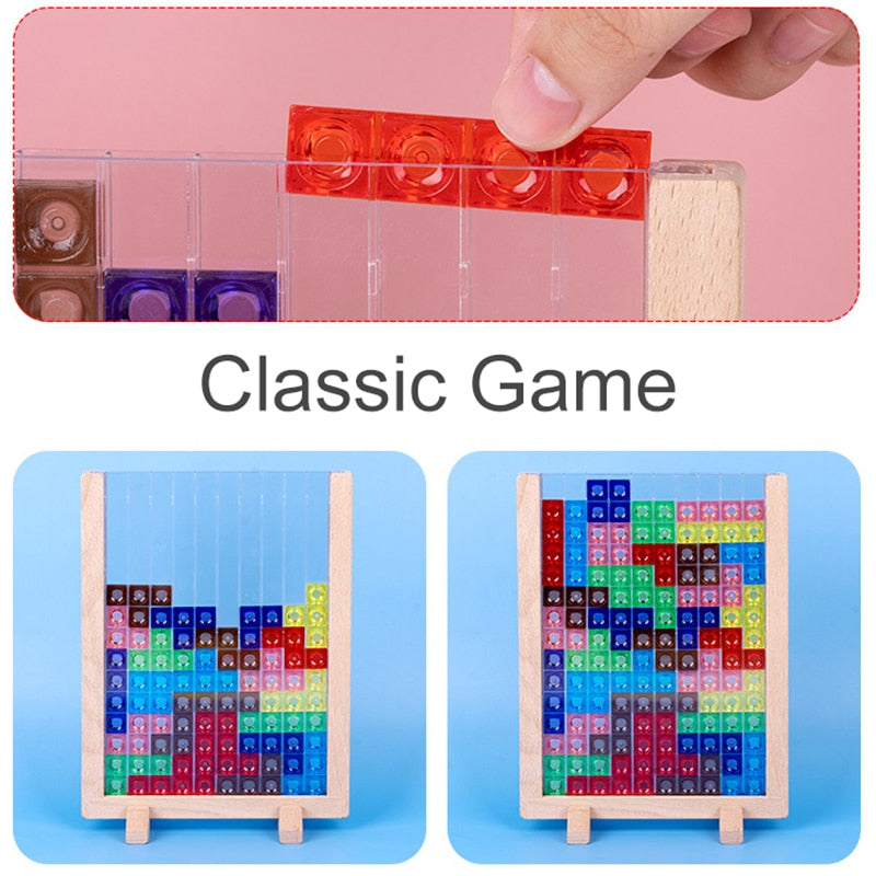 Russian Blocks Puzzle Brain Teasers Toy,