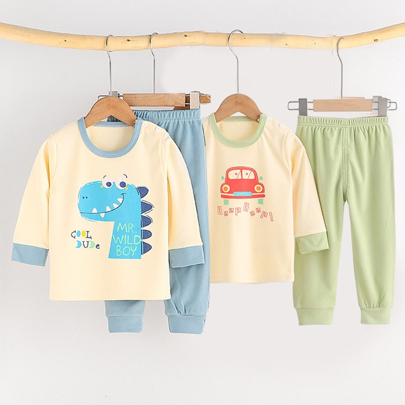 Cozy Cartoon Kids' Clothing Sets