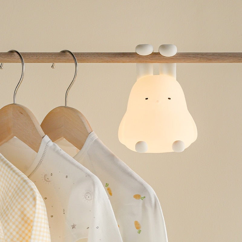 Adorable LED Night Light for Kids: Touch Sensor Bedroom Lamp with Charming Room Decor Appeal
