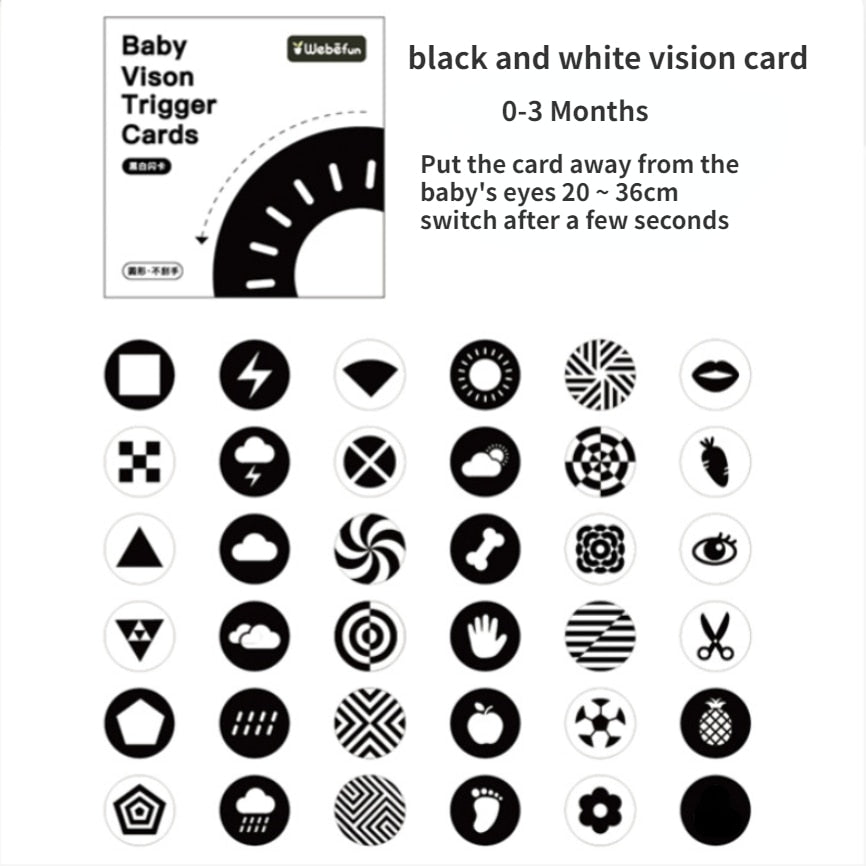 Baby Visual Stimulation Flash Cards