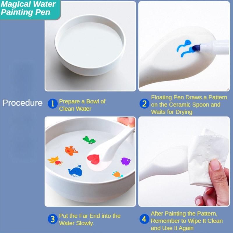 Magical Water Painting Pens for Kids
