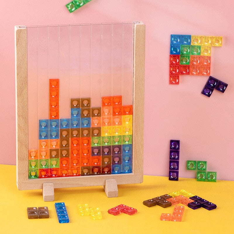 Russian Blocks Puzzle Brain Teasers Toy,