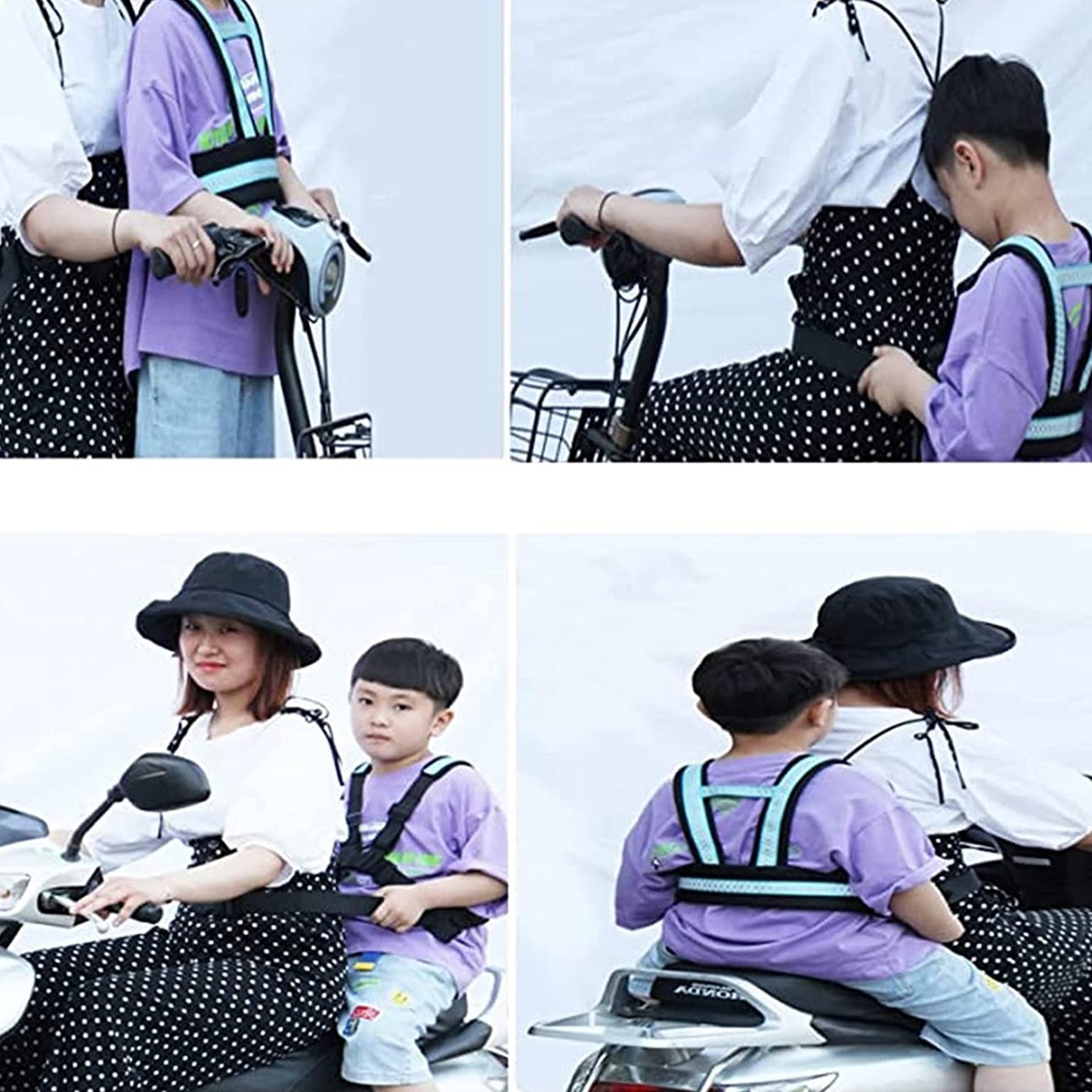 Kids Bike Safety Belt Anti-Drowsiness