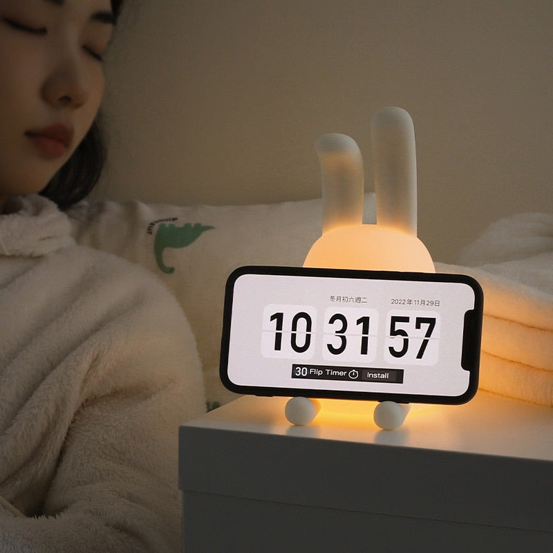 Adorable LED Night Light for Kids: Touch Sensor Bedroom Lamp with Charming Room Decor Appeal