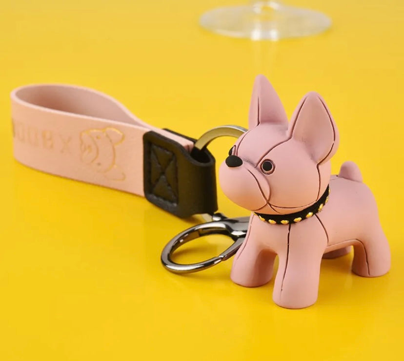 Adorable French Bulldog Keychain - Carry a Dash of Cuteness Everywhere