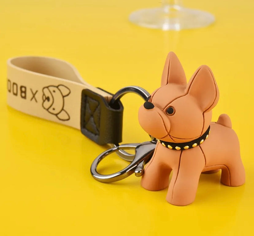 Adorable French Bulldog Keychain - Carry a Dash of Cuteness Everywhere
