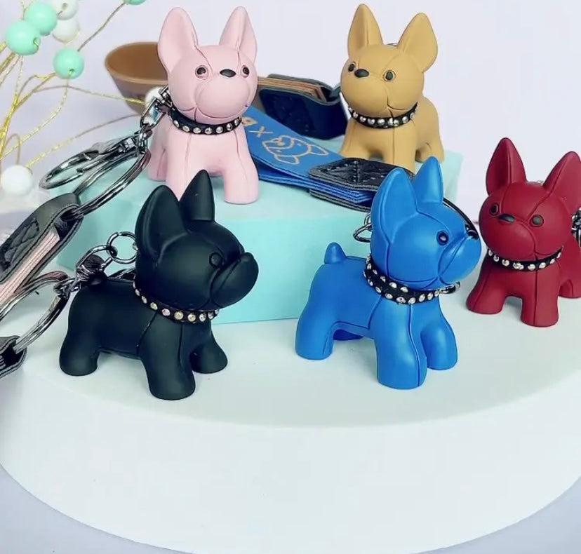 Adorable French Bulldog Keychain - Carry a Dash of Cuteness Everywhere