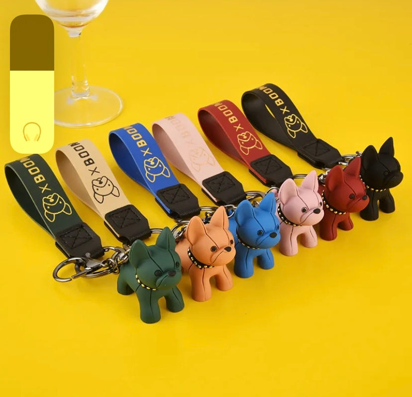 Adorable French Bulldog Keychain - Carry a Dash of Cuteness Everywhere