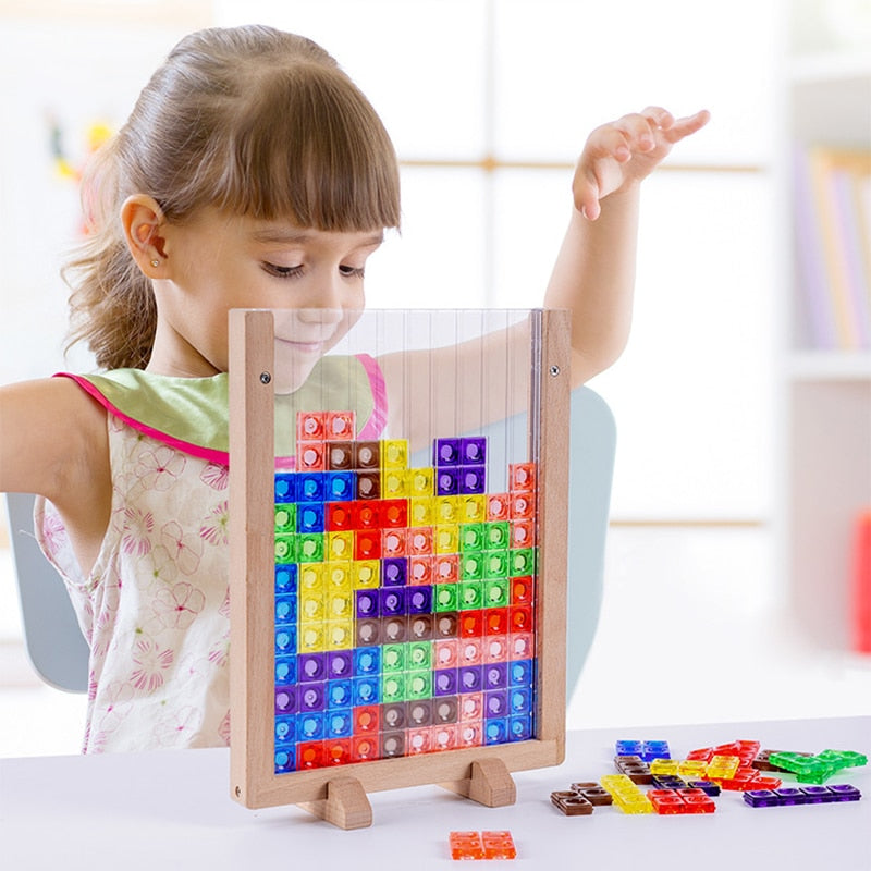 Russian Blocks Puzzle Brain Teasers Toy,