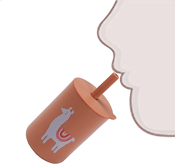 Toddler Silicone Straw Cup-Spill Proof Sippy Cup