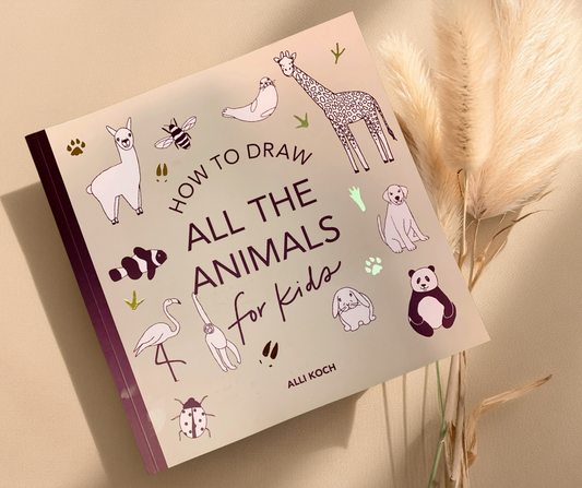 How to Draw All the Animals for Kids: Step-by-Step Drawing Book