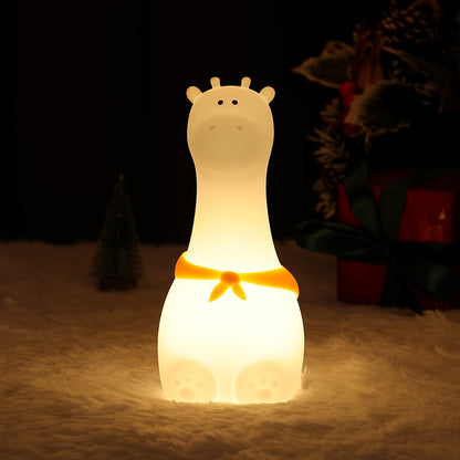 Adorable LED Night Light for Kids: Touch Sensor Bedroom Lamp with Charming Room Decor Appeal