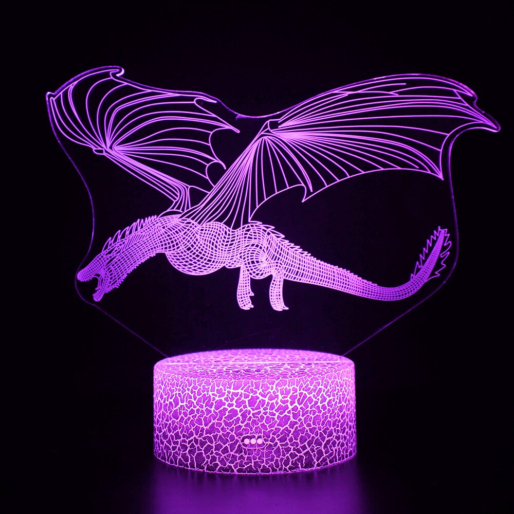 3D Dinosaur LED Night lamp