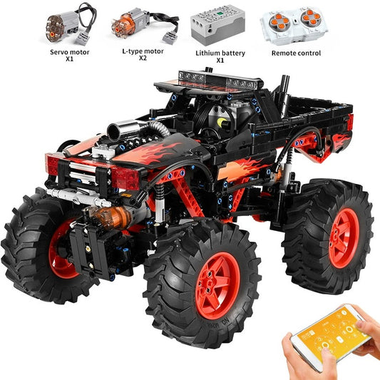 Boys Building Blocks Remote Control Off-Road Car