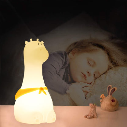 Adorable LED Night Light for Kids: Touch Sensor Bedroom Lamp with Charming Room Decor Appeal