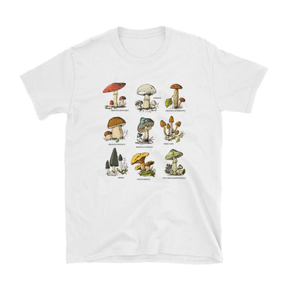 Retro Mushroom Print Oversized T-Shirt: Egirl Aesthetic meets Vintage Streetwear Chic