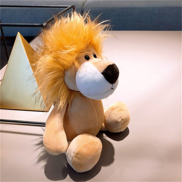 Explore the Wild with Lifelike 25cm Forest Animals Plush Toys - Perfect Kids Gift for Endless Adventures