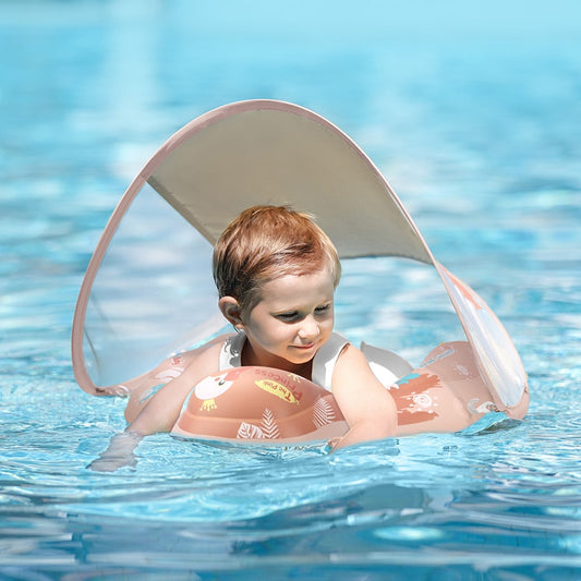 New Upgrades Baby Swimming Float Inflatable Infant Floating