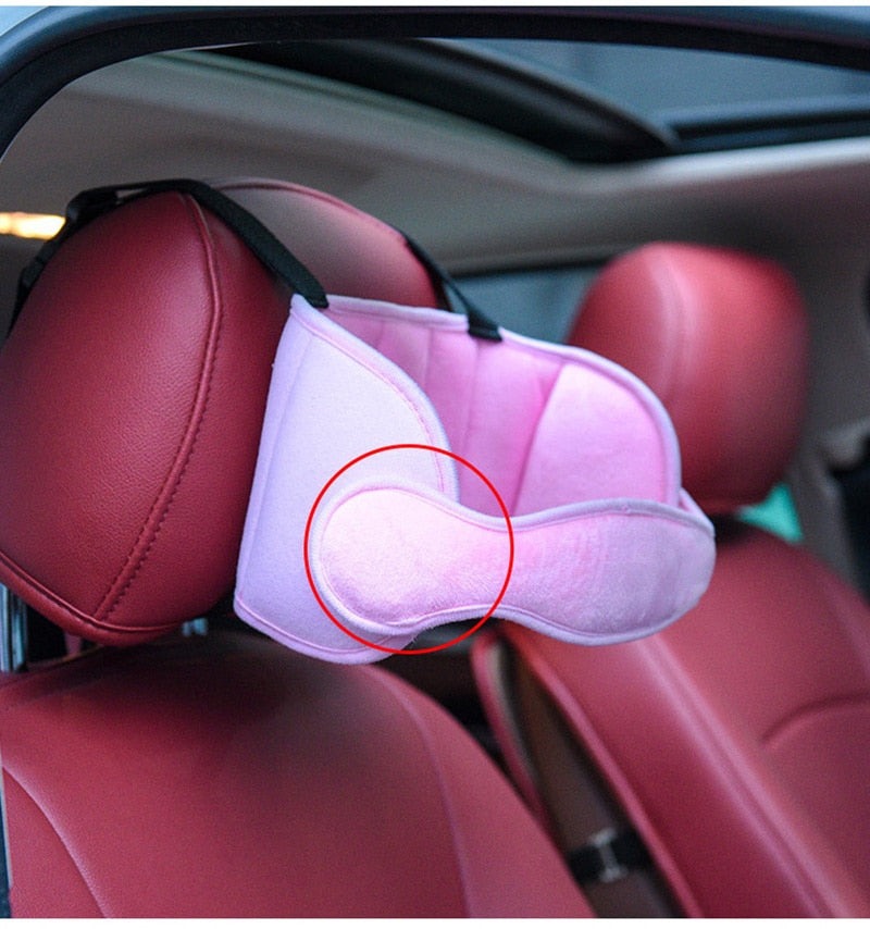 Comfy Travel Buddy: Children's Car Seat Sleep Pillow for Safe and Peaceful Journeys