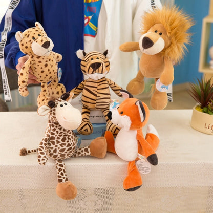Explore the Wild with Lifelike 25cm Forest Animals Plush Toys - Perfect Kids Gift for Endless Adventures