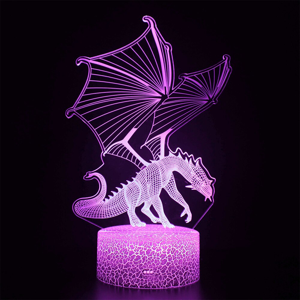 3D Dinosaur LED Night lamp