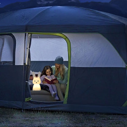 Adorable LED Night Light for Kids: Touch Sensor Bedroom Lamp with Charming Room Decor Appeal