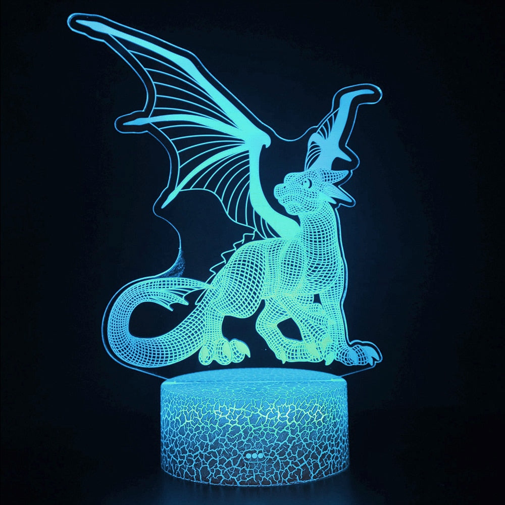3D Dinosaur LED Night lamp