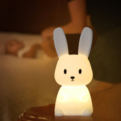 Adorable LED Night Light for Kids: Touch Sensor Bedroom Lamp with Charming Room Decor Appeal