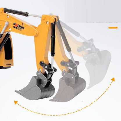 Remote Control Excavator Toy for Beginners- 2.4Ghz 6 Channel 1:24 RC Excavator toy RC Engineering Car