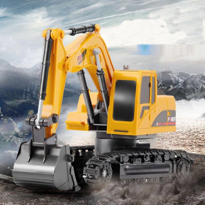 Remote Control Excavator Toy for Beginners- 2.4Ghz 6 Channel 1:24 RC Excavator toy RC Engineering Car