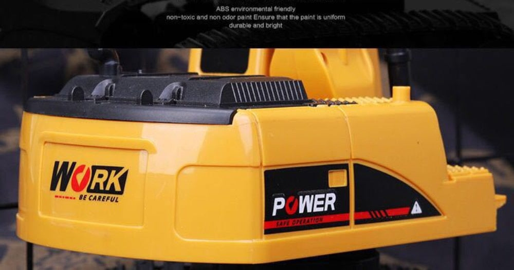 Remote Control Excavator Toy for Beginners- 2.4Ghz 6 Channel 1:24 RC Excavator toy RC Engineering Car