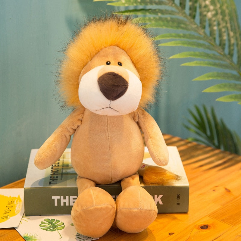 Explore the Wild with Lifelike 25cm Forest Animals Plush Toys - Perfect Kids Gift for Endless Adventures