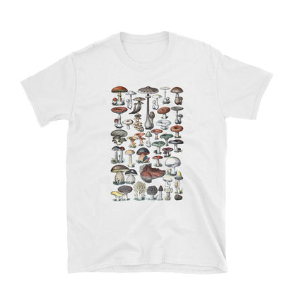 Retro Mushroom Print Oversized T-Shirt: Egirl Aesthetic meets Vintage Streetwear Chic