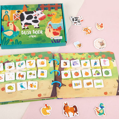 4 Styles Montessori Busy Book For Kids