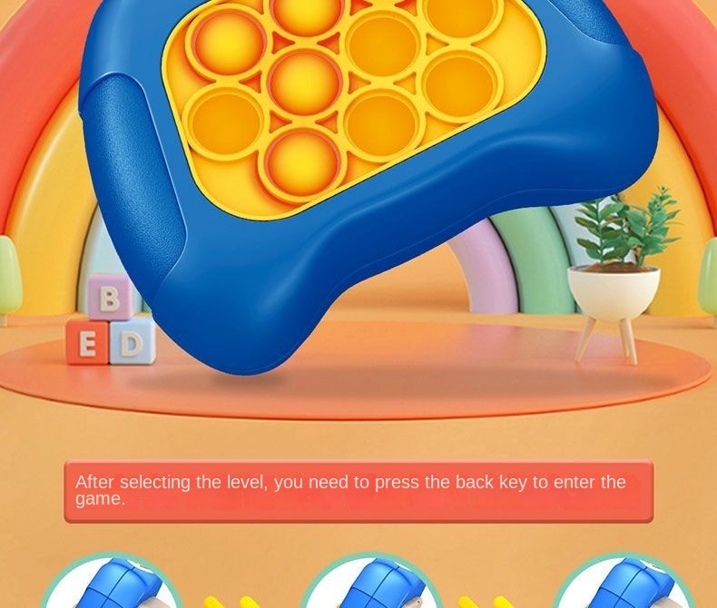 Pop-N-Push Bubbles Game Console: Addictive Fun for Kids, Adults, and Everyone