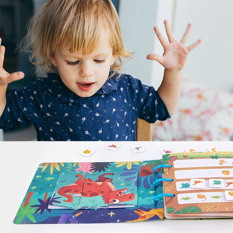 4 Styles Montessori Busy Book For Kids