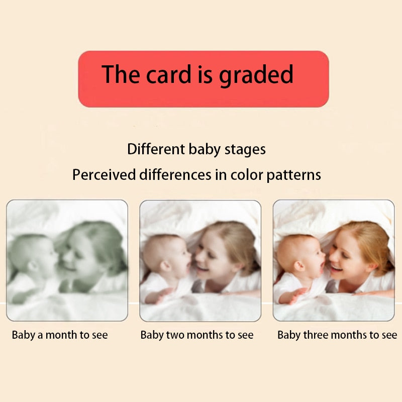 Toys Baby Visual Stimulation Card Black White