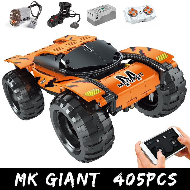 Boys Building Blocks Remote Control Off-Road Car